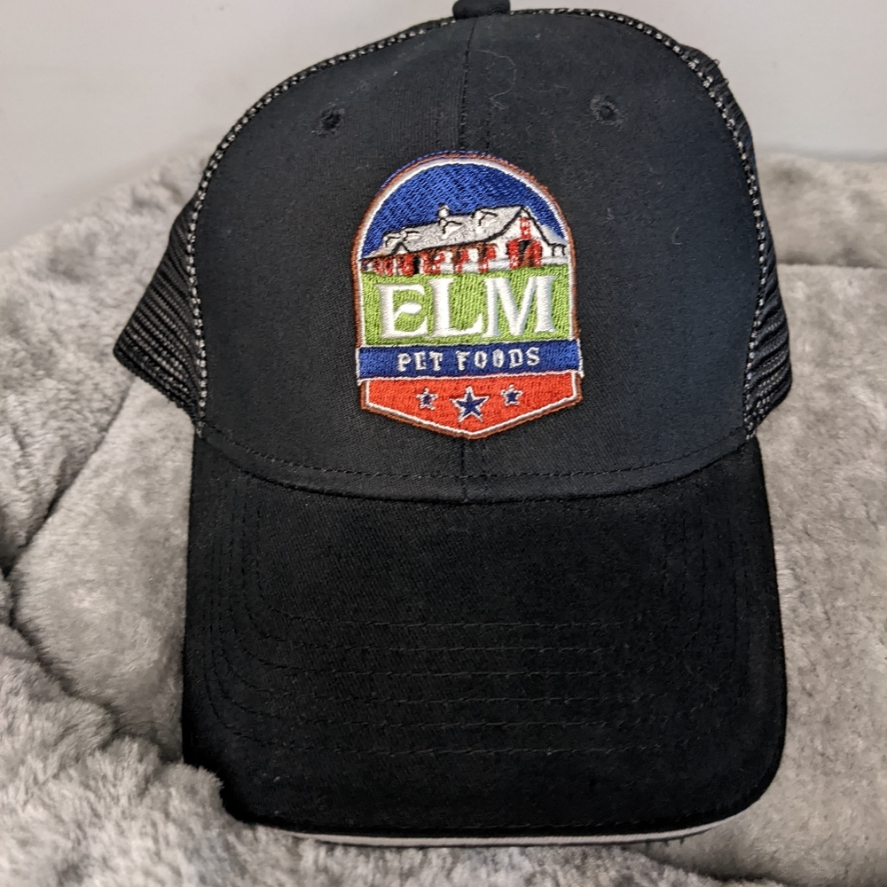 Elm pet foods promotional baseball cap snapback hat